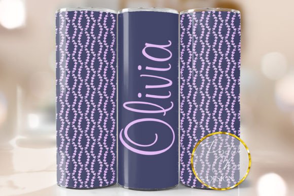 Download Purple Custom Name Tumbler Wrap Design - Wrap Collection