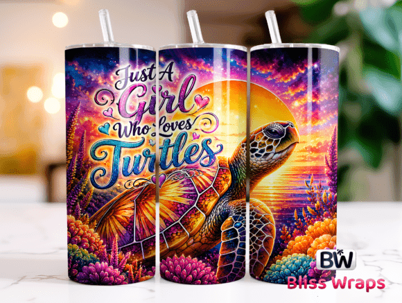 Download Sea Turtle Tumbler Wrap PNG - Wrap Collection