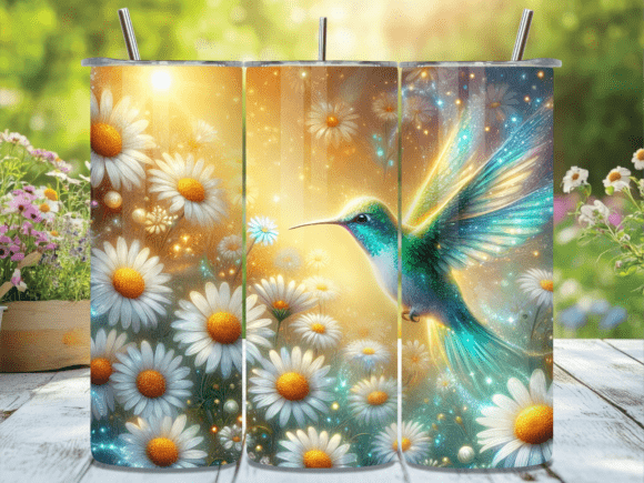 Download Colorful Garden Bird Tumbler Wrap - Wrap Collection
