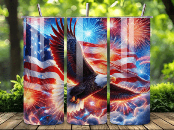 Download American Eagle Fireworks Tumbler Wrap - Wrap Collection