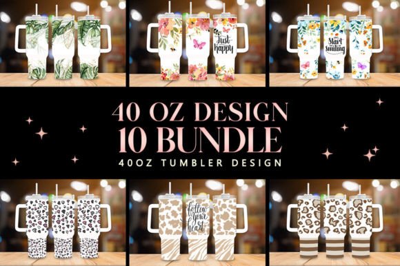 Download Tropical Leaf 40oz Tumbler Wrap Bundle - Wrap Collection