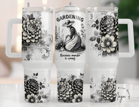 Download 40 Oz Tumbler Wrap Gardening - Wrap Collection
