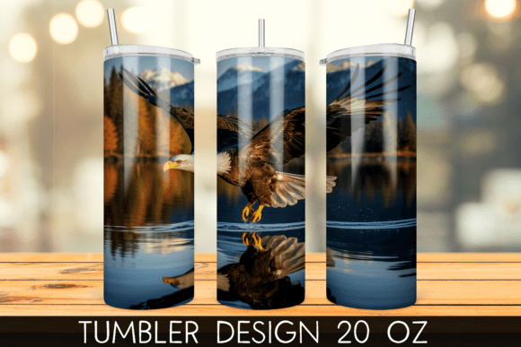 Download Bald Eagle Tumbler Wrap Sublimation - Wrap Collection