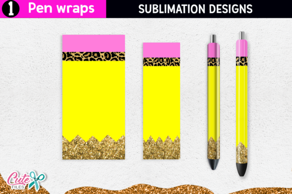 Download Leopard Pen Wraps Sublimation Designs - Wrap Collection