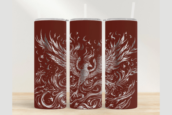 Download Phoenix 20oz Laser Tumbler Wrap SVG - Wrap Collection