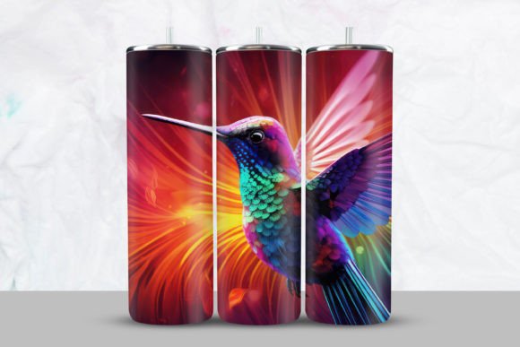 Download Colorful Bird Tumbler Wrap - Wrap Collection