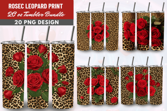 Download Rosec Leopard Print Tumbler Wrap Bunde - Wrap Collection