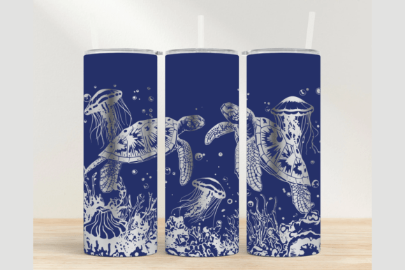 Download Turtle 20oz Laser Tumbler Wrap SVG - Wrap Collection