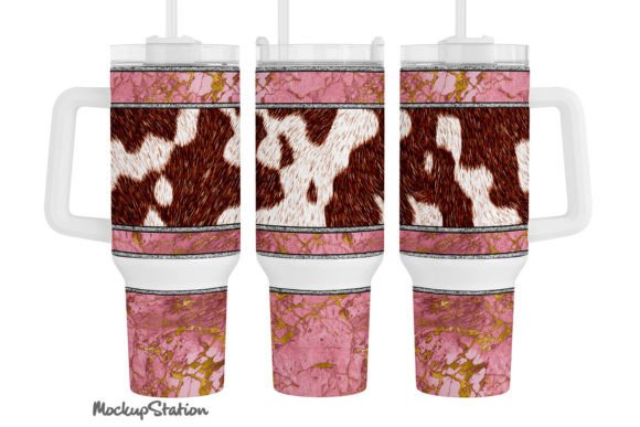Download Pink Western 40 Oz Quencher Tumbler Wrap - Wrap Collection
