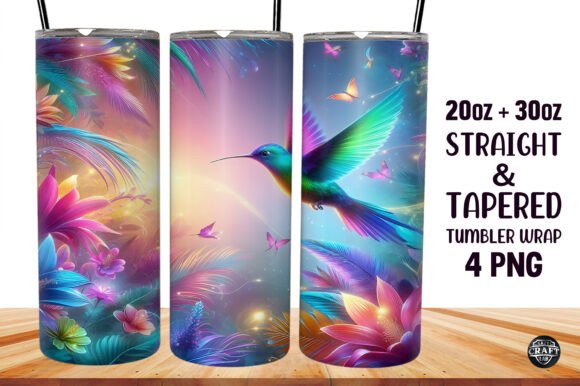 Download 3D Hummingbird Tumbler Sublimation Wrap - Wrap Collection