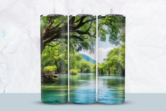 Download Nature with Lake Tumbler Wrap - Wrap Collection