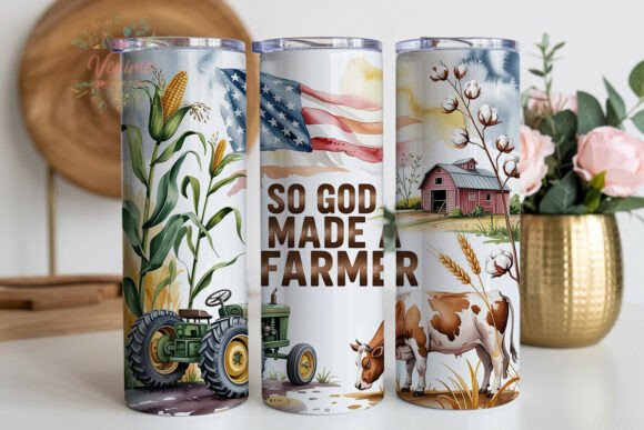 Download Rustic Farm Americana 20oz Tumbler Wrap - Wrap Collection