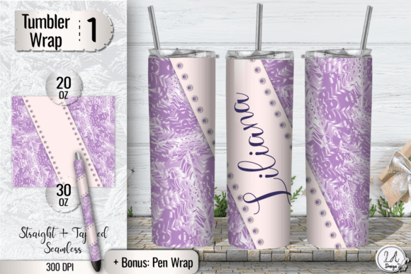 Download Purple Add Your Own Name Tumbler Wrap - Wrap Collection