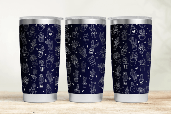 Download Cactus 20oz 30oz Laser Tumbler Wrap SVG - Wrap Collection