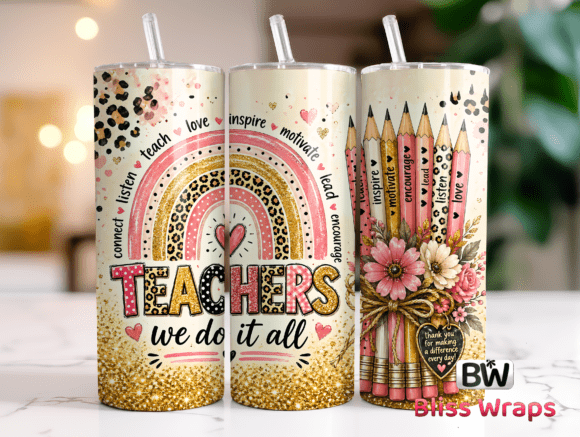 Download Teacher Tumbler Wrap Sublimation - Wrap Collection