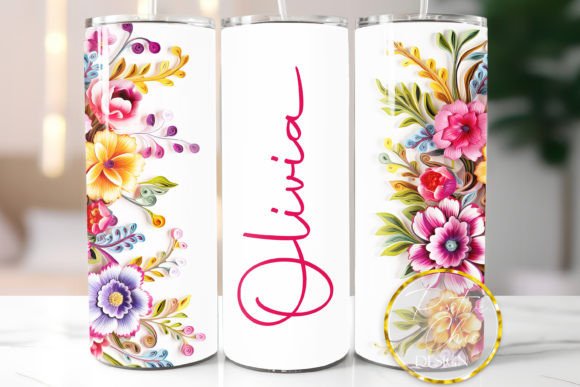 Download Custom Name Tumbler Wrap Sublimation PNG - Wrap Collection