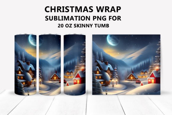 Download Christmas Tumbler Wrap - Christmas Tumbl - Wrap Collection
