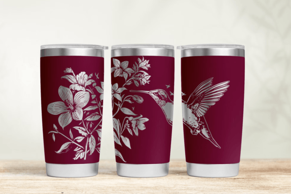 Download Bird 30oz 20oz Laser Tumbler Wrap SVG - Wrap Collection
