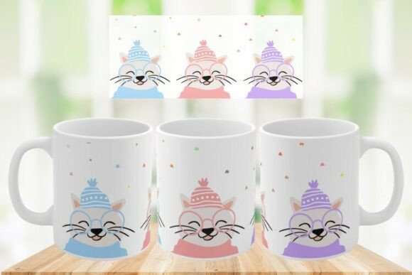 Download Cat Mug Wrap, Mug Wrap, Cat Mom Wrap - Wrap Collection