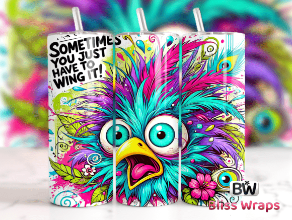 Download Sarcastic Funny Bird Tumbler Wrap Png - Wrap Collection