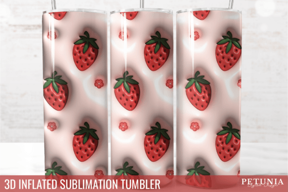Download 3D Inflated Sublimation Tumbler Wrap - Wrap Collection