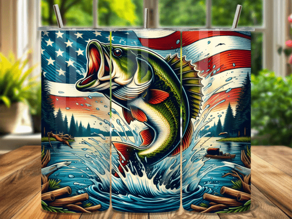 Download Largemouth Bass Fishing Tumbler Wrap - Wrap Collection