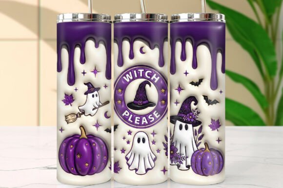 Download 3d Ghost Halloween 20oz Tumbler Wrap - Wrap Collection