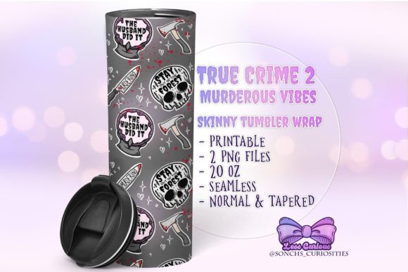 Download True Crime 2 - Sublimation Tumbler Wrap - Wrap Collection