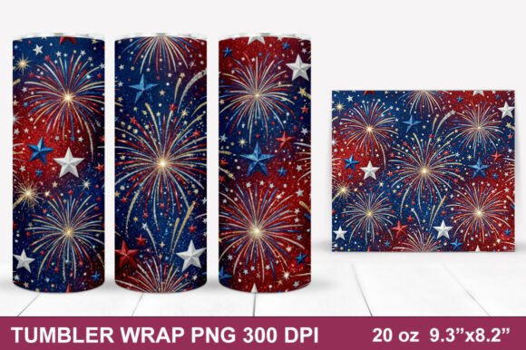 Download 4th of July Tumbler Wrap Design - Wrap Collection