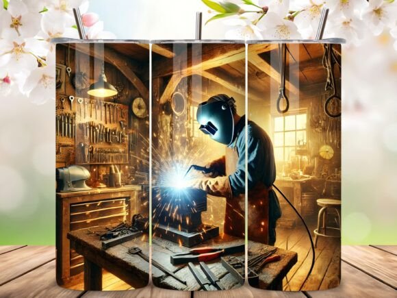 Download Welder in Factory Welding Tumbler Wraps - Wrap Collection