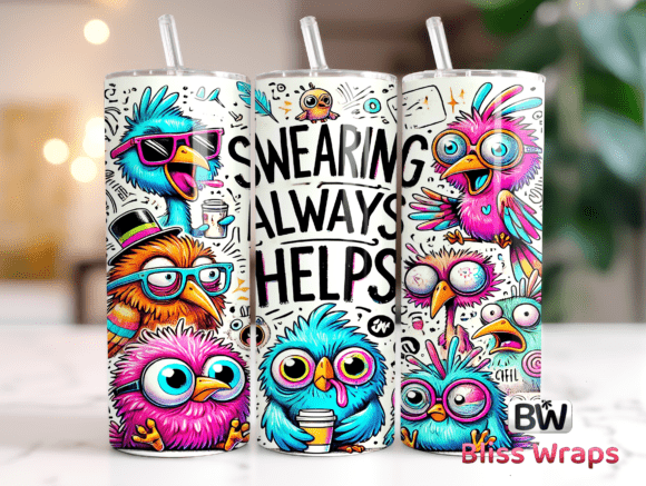 Download Bird Tumbler Wrap Sublimation - Wrap Collection