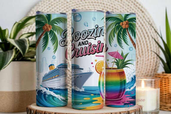 Download Tropical Cruise Party 20oz Tumbler Wrap - Wrap Collection