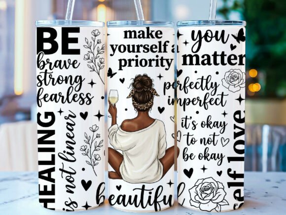 Download Self Love Quotes 20oz Tumbler Wrap - Wrap Collection
