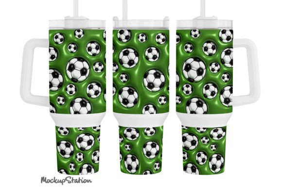 Download Soccer 40 Oz Quencher Tumbler Wrap PNG - Wrap Collection